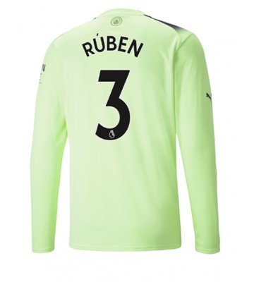 Manchester City Ruben Dias #3 Tredjedrakt 2022-23 Langermet